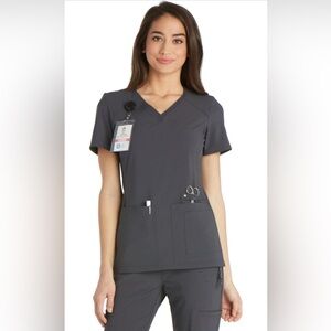 Cherokee iflex pewter size Medium (reg) scrub sets.